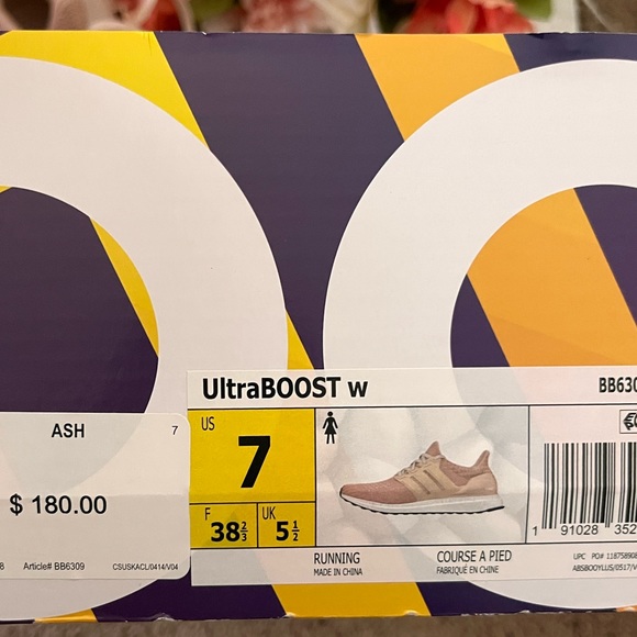 Ultraboost 4.0 colorway Ash (blush pink) in Womens 7 in preowned condition - Picture 2 of 9